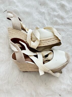 Universal Thread Espadrille Wedge Sandals - Cream